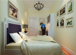 简约欧式风格73㎡二居室卧室装修效果图
