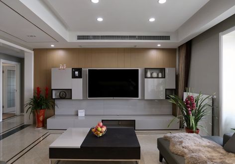 南湖时尚城现代风格216平米五居室装修案例