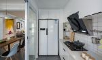 108平米现代风格三居室厨房冰箱设计效果图