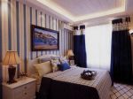 欧式风格90平米两居室次卧室背景墙装修效果图