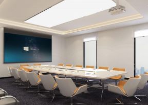 现代风格500平办公室会议室装修效果图