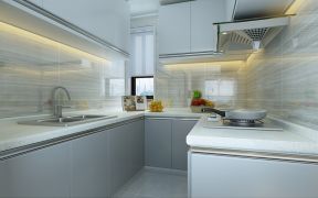 简欧风格140平三居室厨房装修效果图