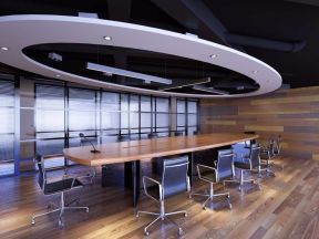 1200平混搭风格办公室会议室装修设计效果图