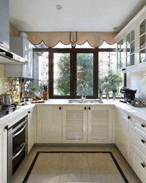 经典140平米欧式风格三居室厨房灶台图片