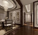 华侨城·天鹅堡新中式风格167平米四居室装修案例
