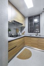 两居80平北欧风格厨房橱柜效果图片