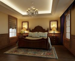 别墅400平新古典风格卧室装修设计图欣赏