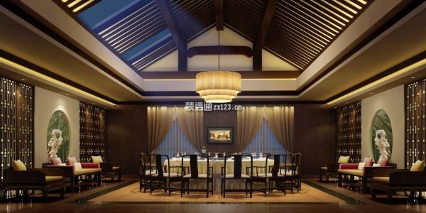 中式酒店中式风格6000㎡设计方案