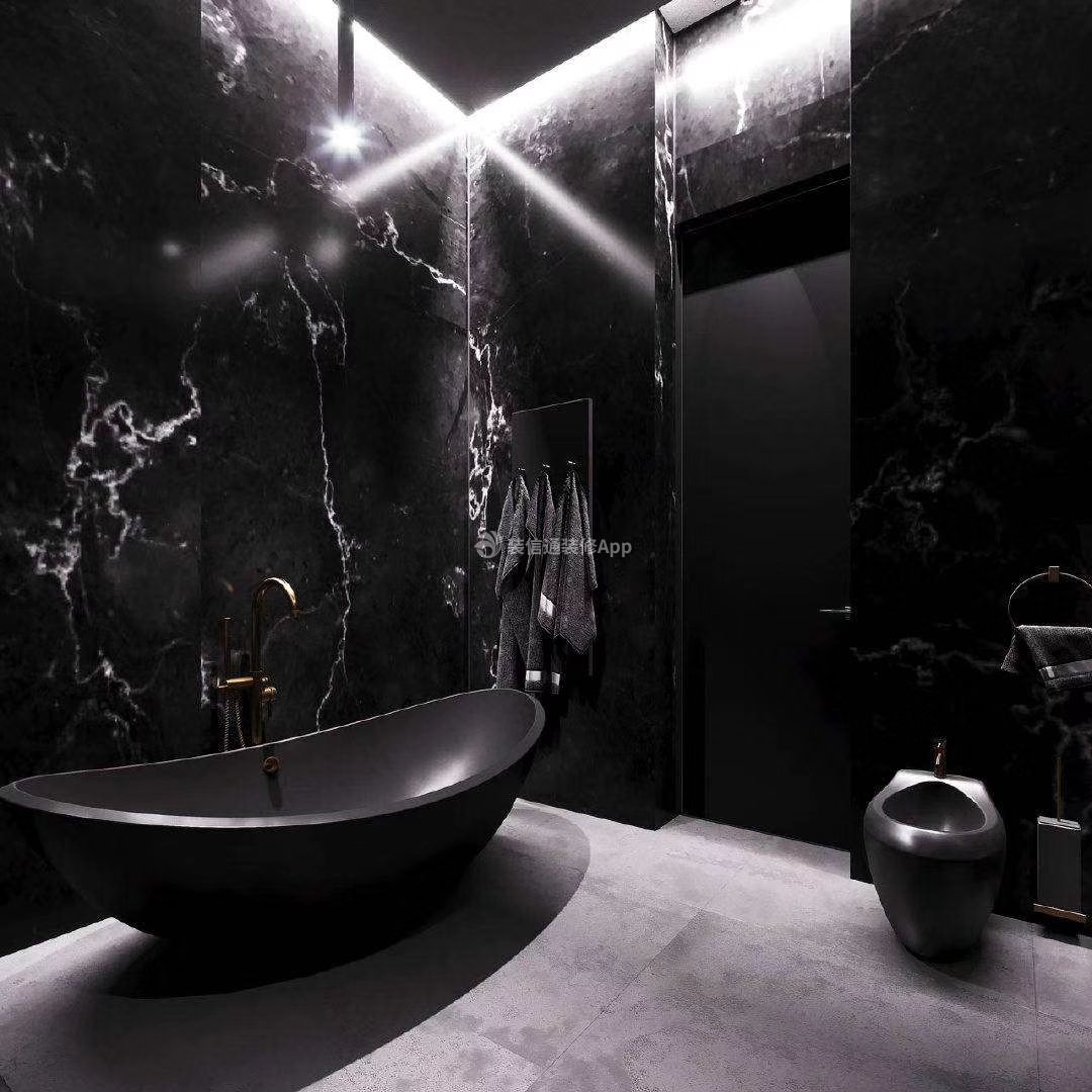 古典风格200平四居室浴室装修效果图