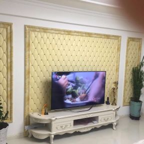 欧式客厅电视背景墙效果图 欧式客厅电视背景墙效果图片