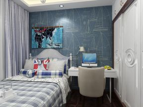 新中式风格160平四居室儿童房装修效果图