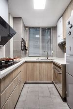 欧式风格125平米三居室厨房橱柜装修效果图