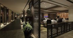 中式风格中餐厅大堂隔断设计图片
