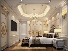 四居300平欧式风格卧室装修设计效果图全集