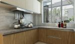 现代简约风格120平三居室厨房装修效果图