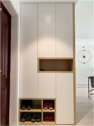 122平米三居室欧式风格鞋柜装修设计效果图
