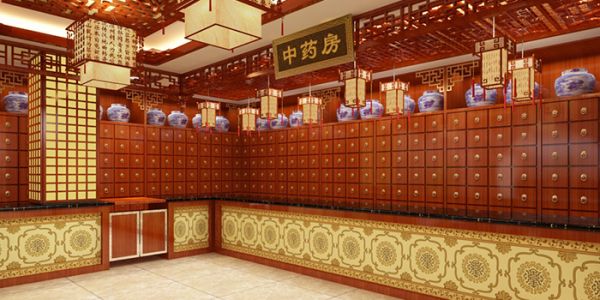 　中医馆中式风格200㎡设计方案
