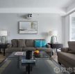 两居87平现代风格客厅沙发效果图片
