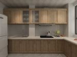 北欧风格120平三居室厨房装修效果图