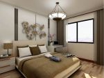 二居120平新中式风格装卧室修设计效果图片