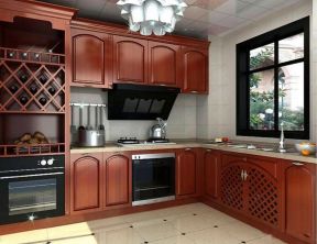 中式厨房装修案例 中式厨房装修图 中式厨房装修效果图大全