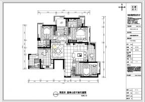 190平米四居室欧式风格装修设计平面图