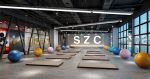 1800平米绚丽风格健身房瑜伽室装修设计效果图