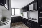 105平米美式风格三居室厨房橱柜装修图片