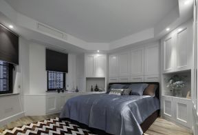 153平米现代风格三居室卧室柜子装修效果图