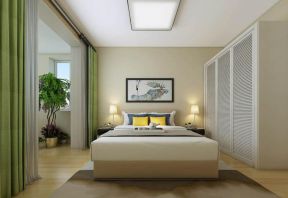 三居133平现代风格卧室衣柜设计效果图片