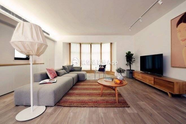 86平米现代简约小户型客厅家具装修效果图