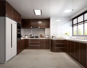 300平米中式小户型厨房装修设计效果图欣赏