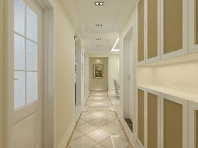 105平米现代风格三居室走廊吊顶装修设计效果图赏析