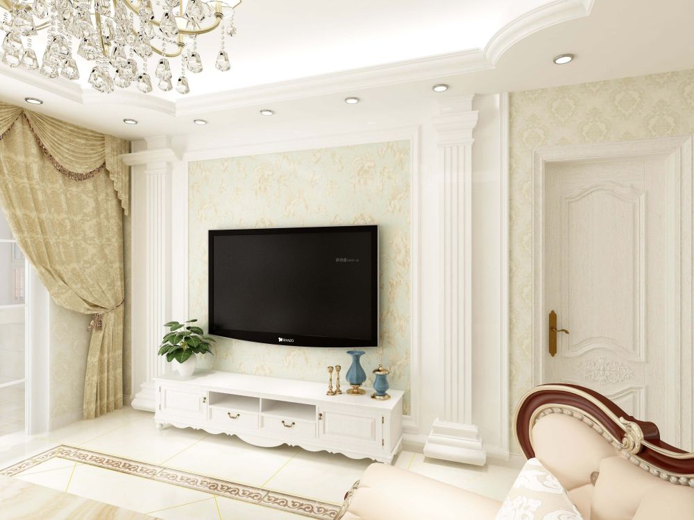 现代客厅电视墙装修效果图大全 现代客厅电视墙装修效果图 