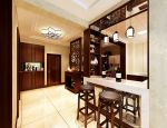 华凌国际公寓三居146平新中式风格装修案例
