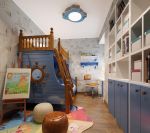 现代风格97平米三居室儿童房床装修效果图
