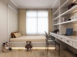 现代风格95平米三居室卧室榻榻米装修效果图