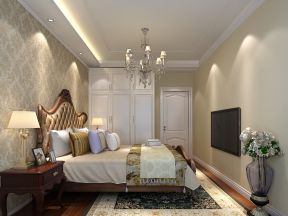 现代风格170平米跃层卧室壁灯装修效果图