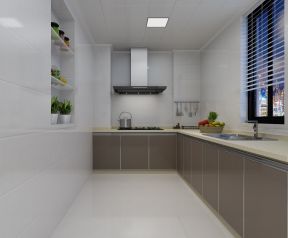 110平中式风格三居室厨房装修设计效果图