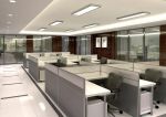 500平米现代风格装修设计效果图办公室装修设计