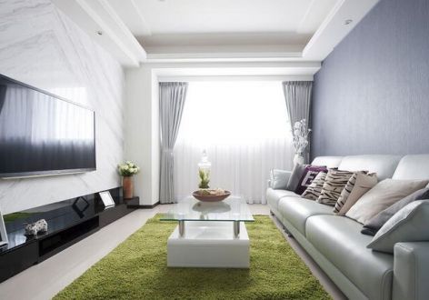 四季馨园70平米现代风格二居室装修效果图