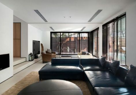 紫园现代风格146平米三居室设计效果图