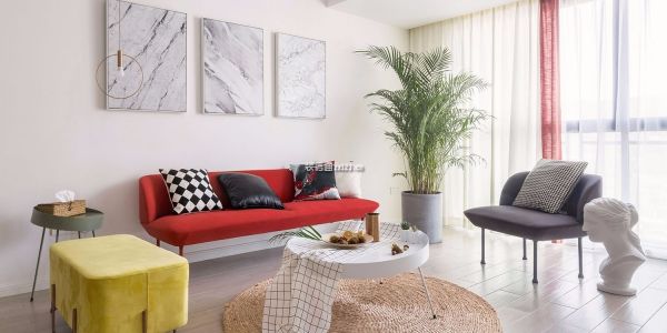 北欧风格单身公寓欧式风格98㎡设计方案