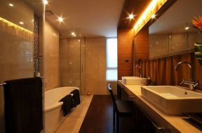 四居151平中式风格浴室装修效果图
