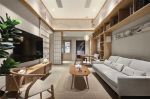 日式风格新房客厅沙发装修效果图