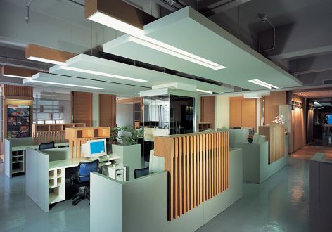 1600平米现代风格办公室装修效果图