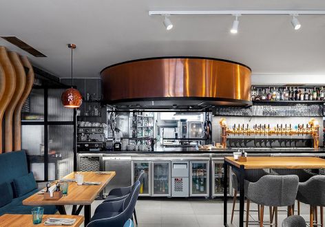 烧烤餐厅现代风格685平米装修设计效果图