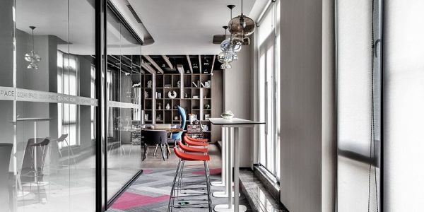 360平米现代风格办公室设计效果图
