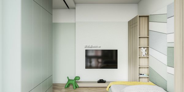 144平米四居室现代风格装修设计效果图