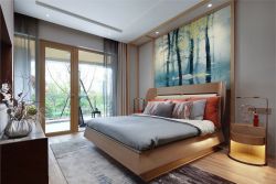 三居125平新中式风格卧室装修效果图